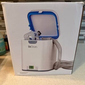 CPAP Cleaner and Sanitizer - White with Blue Lid